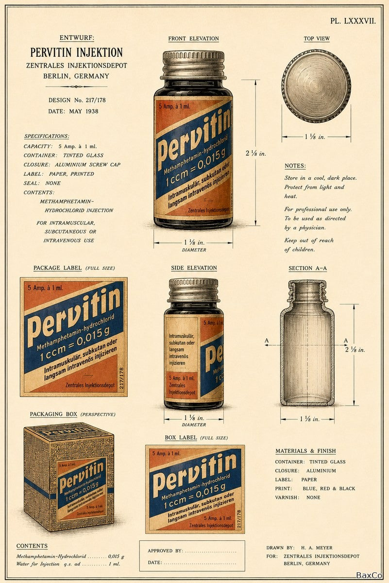 Pervitin (aka Crystal Meth)